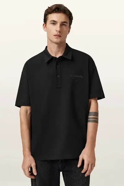 Bavlněné polo tričko AllSaints XANDER