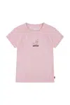 Dětské tričko Levi's COLOR BLOCK RAGLAN TOP růžová barva, 4EN517