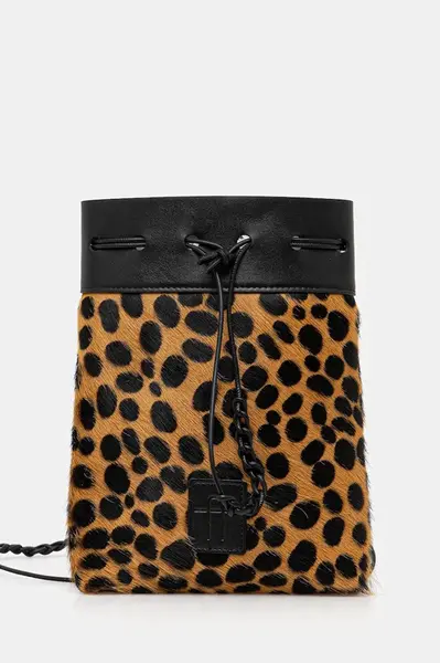 Kožená kabelka Forte Forte hnědá barva, 14220.my.bag