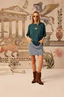 Bavlněné tričko Medicine dámské, zelená barva