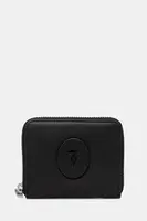 Kožená peněženka Trussardi dámská, černá barva, I029E000042N