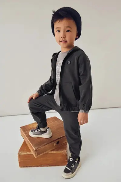 Tepláková souprava Mayoral šedá barva, 4807