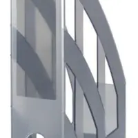 Herlitz - Stojan na spisy, šedý, transparentní
