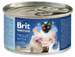 Konzerva Brit Premium by Nature  Trout with Liver 200g