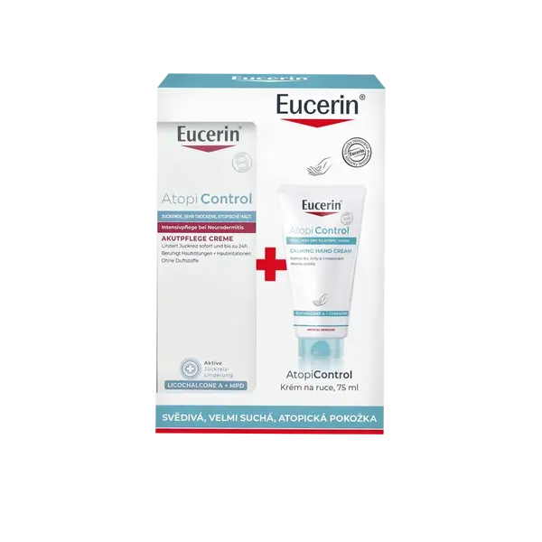 Eucerin kazeta AtopiControl Acute krém + Krém na ruky