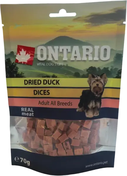 Ontario Snack Duck Dice Small dog 70 g