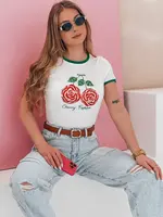 Dámské triko s motivem růží