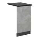 Vicco ČELNÍ PANEL MYČKY R-Line Beton 45 cm , PD Antracit