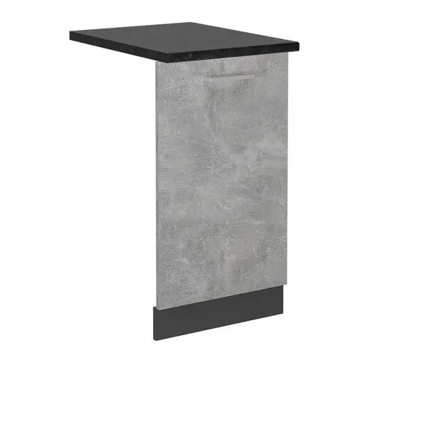Vicco ČELNÍ PANEL MYČKY R-Line Beton 45 cm , PD Antracit