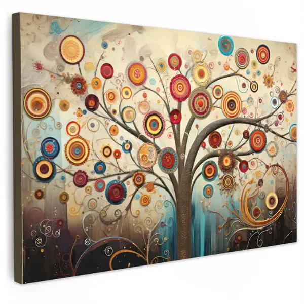 MuchoWow OBRAZ NA PLÁTNĚ Strom - Strom života - Barva 30x20 cm
