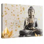 Wallarena OBRAZ na plátně Buddha Abstraktní Moderní 100x70