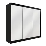 ALTDECOR ŠATNÍ SKŘÍŇ AMOHA s LED – 250 cm – černá