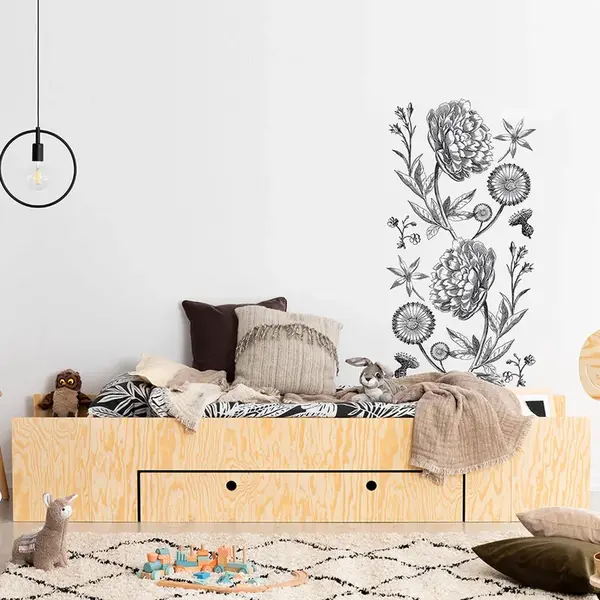Petits-meubles POSTEL 90/190 Tristan Přírodní dřevo