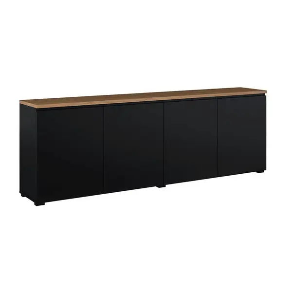 Petits-meubles SIDEBOARD Liko Černá a dřevěná