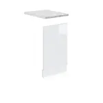 Vicco PŘEDNÍ PANEL R-Line Bílá vysoký lesk 45 cm s pracovní deskou