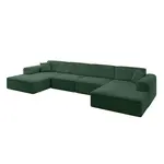 ALTDECOR SEDACÍ SOUPRAVA IREA-U2-v3 – 386 x 165 x 77 cm, zelená