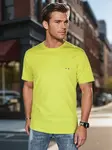 Pánské tričko s výšivkou žluté