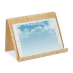 Relaxdays STOJAN Přírodní dřevo na tablet