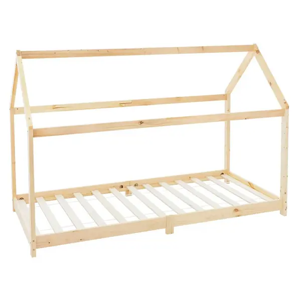 ML-DESIGN DĚTSKÁ POSTÝLKA se stříškou 90x200 cm přírodní