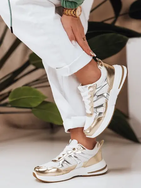 Dámské zlaté tenisky GOLDLINX