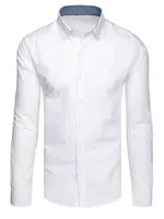 Bílá pánská košile s dlouhým rukávem