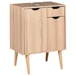 Beliani SKŘÍŇKA POD UMYVADLO 60 cm Světle hnědá Canoas