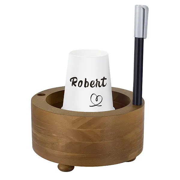 Pine Wood Cup Holders