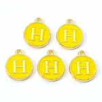 Golden Plated Alloy Enamel Charms
