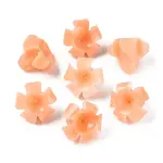 Two Tone Synthetic Coral Carved Beads