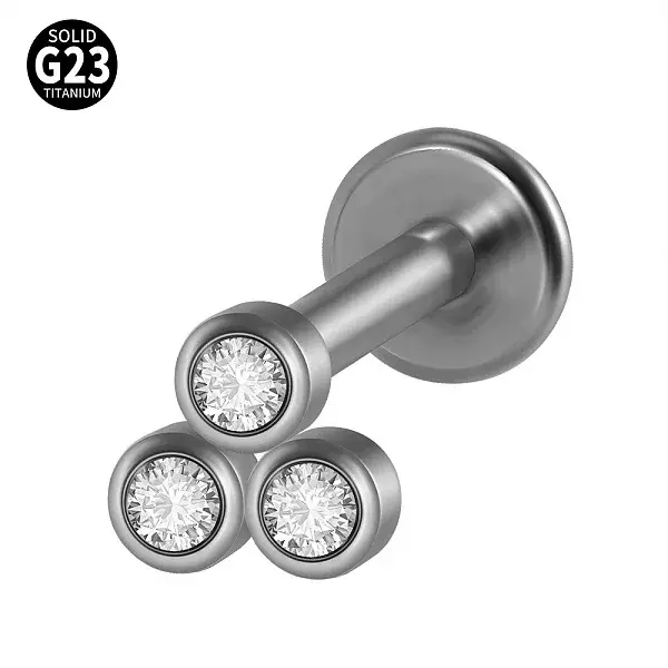 G23 Titanium Threadless Labrets