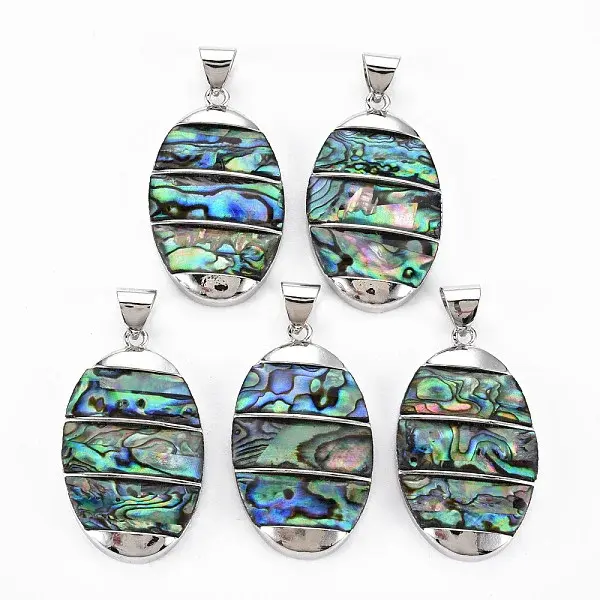 Natural Abalone Shell/Paua Shell Big Pendants