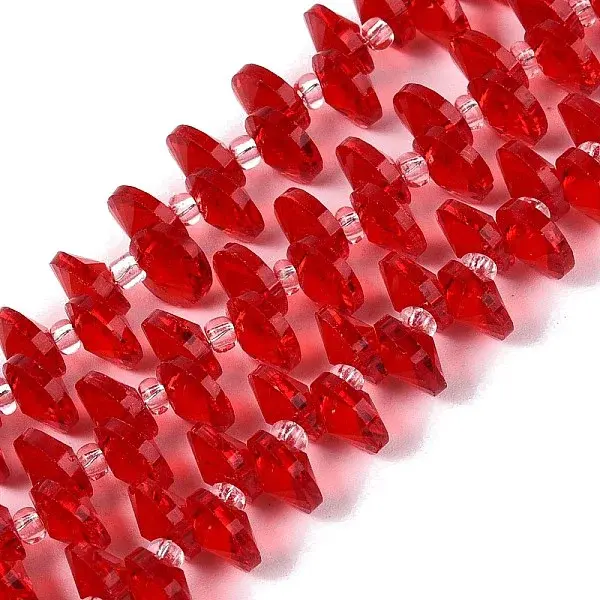 Transparent Glass Beads Strands