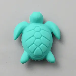 Turtle Food Grade Eco-Friendly Silicone Focal Beads