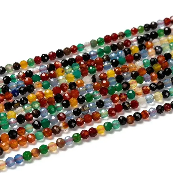 Natural Agate Beads Strands