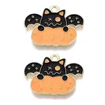 Halloween Theme Alloy Enamel Pendants