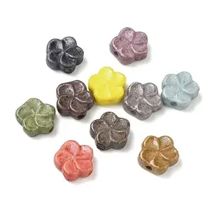 Vintage Handmade Porcelain Beads