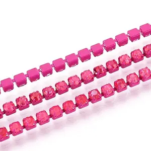 Iron Rhinestone Cup Chains