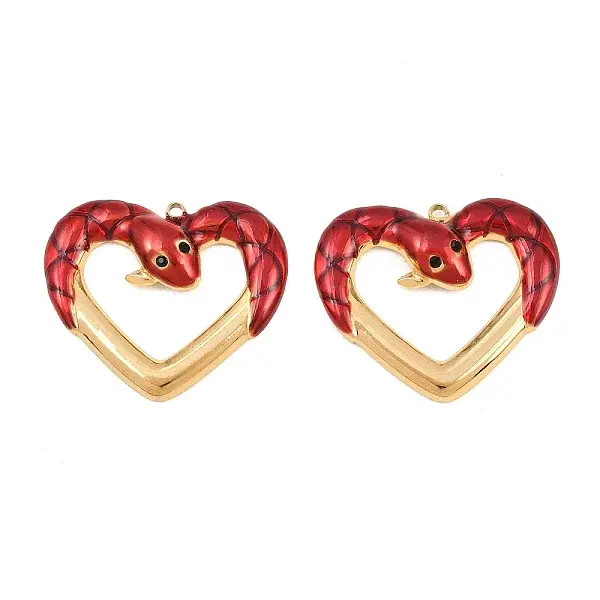 304 Stainless Steel Rhinestone Pendants