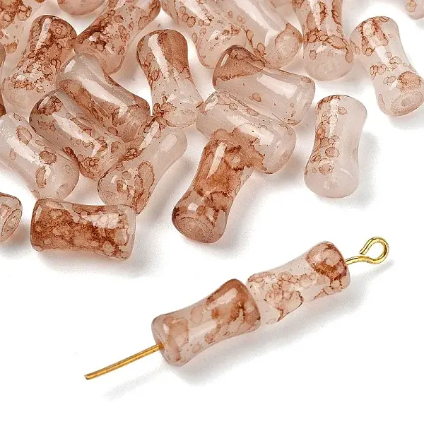 30Pcs Baking Varnish Glass Beads