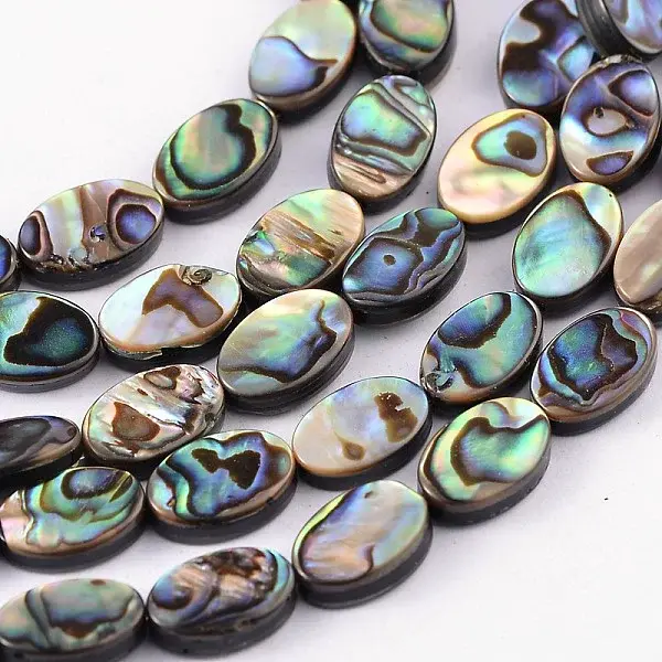 Natural Abalone Shell/Paua Shell Beads Strands