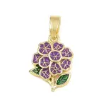 Brass Enamel Pendants