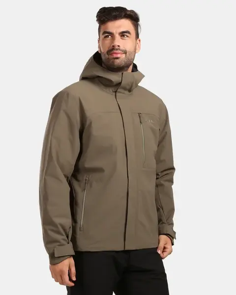 Pánská outdoorová bunda kilpi olvera-m khaki xl