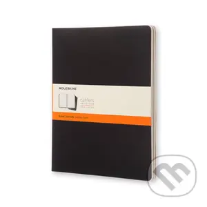 Moleskine - zošity čierne (sada 3 ks)