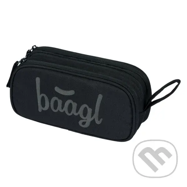Študentský peračník etui Baagl Black