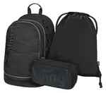3 SET Core Uni černá: batoh, penál, sáček