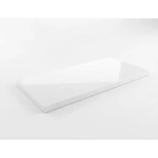 Krycia doska SAT Cube Way 100x3,6x44,7 cm biela lesklá CUBE346KD10036BL