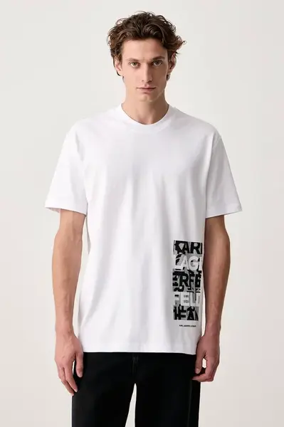 Karl Lagerfeld Jeans  tričko pánské bavlněné