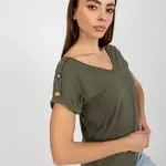 Blouse-TW-BZ-BL-1006.56-dark khaki