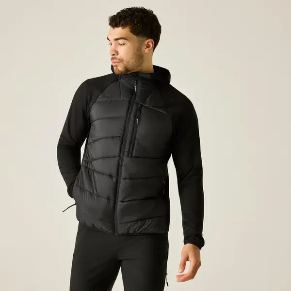 Pánská hybridní bunda dare2b aero fuse černá 3xl