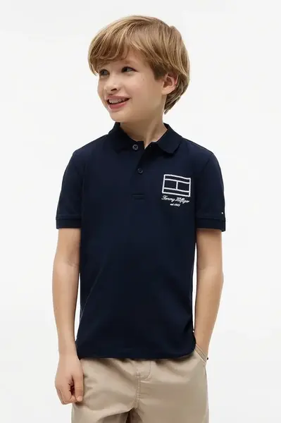 Tommy Hilfiger  polo dětské s bavlnou